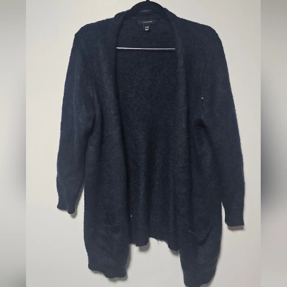 Atmosphere Oversized Navy Blue Cardigan - Picture 1 of 4